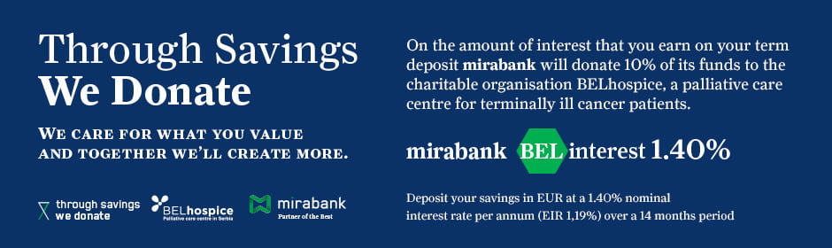 Mirabank kampanja „Štednjom doniramo“