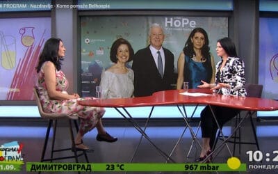 Vera Madžgalj, director of BELhospice, was a guest on RTS