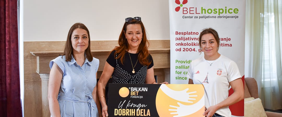 The Balkan Bet Foundation presented a donation to the BELhospice center