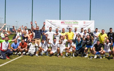Together in sport and humanity at the BELhospice tournament!