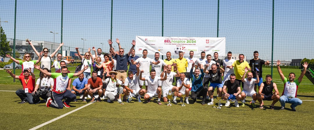 Together in sport and humanity at the BELhospice tournament!