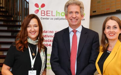 20 years of commitment to palliative care were celebrated with a formal reception at the residence of the British ambassador